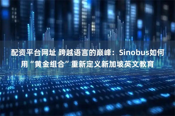 配资平台网址 跨越语言的巅峰：Sinobus如何用“黄金组合”重新定义新加坡英文教育