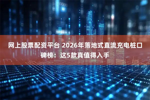 网上股票配资平台 2026年落地式直流充电桩口碑榜：这5款真值得入手
